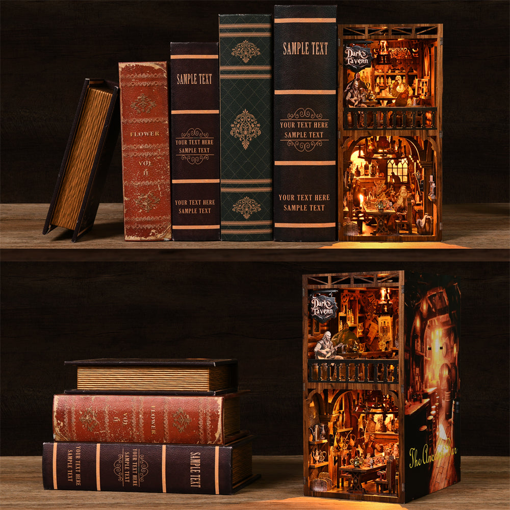 DIY Medieval Tavern Book Nook – A Secret Portal to Fantasy and Craftsmanship