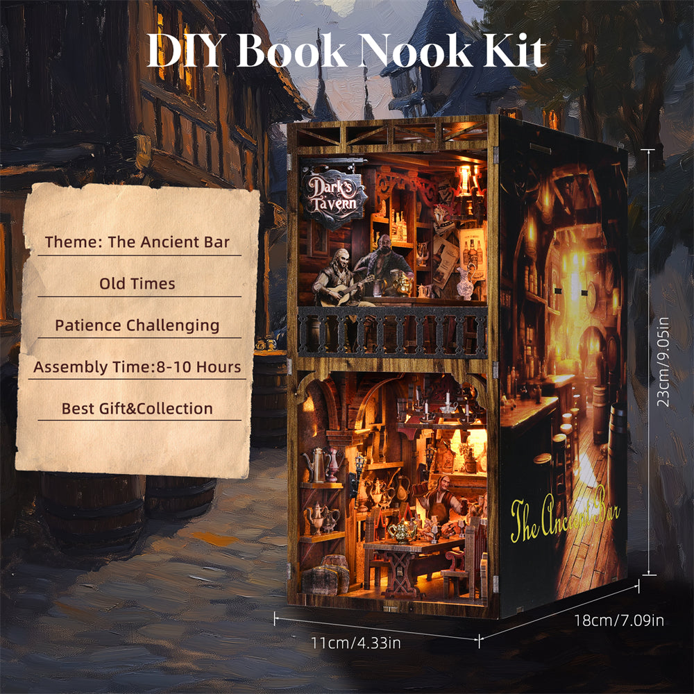 DIY Medieval Tavern Book Nook – A Secret Portal to Fantasy and Craftsmanship