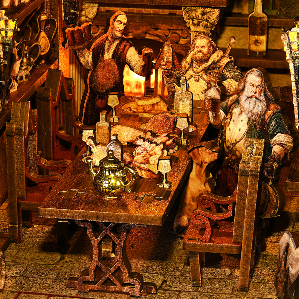 DIY Medieval Tavern Book Nook – A Secret Portal to Fantasy and Craftsmanship