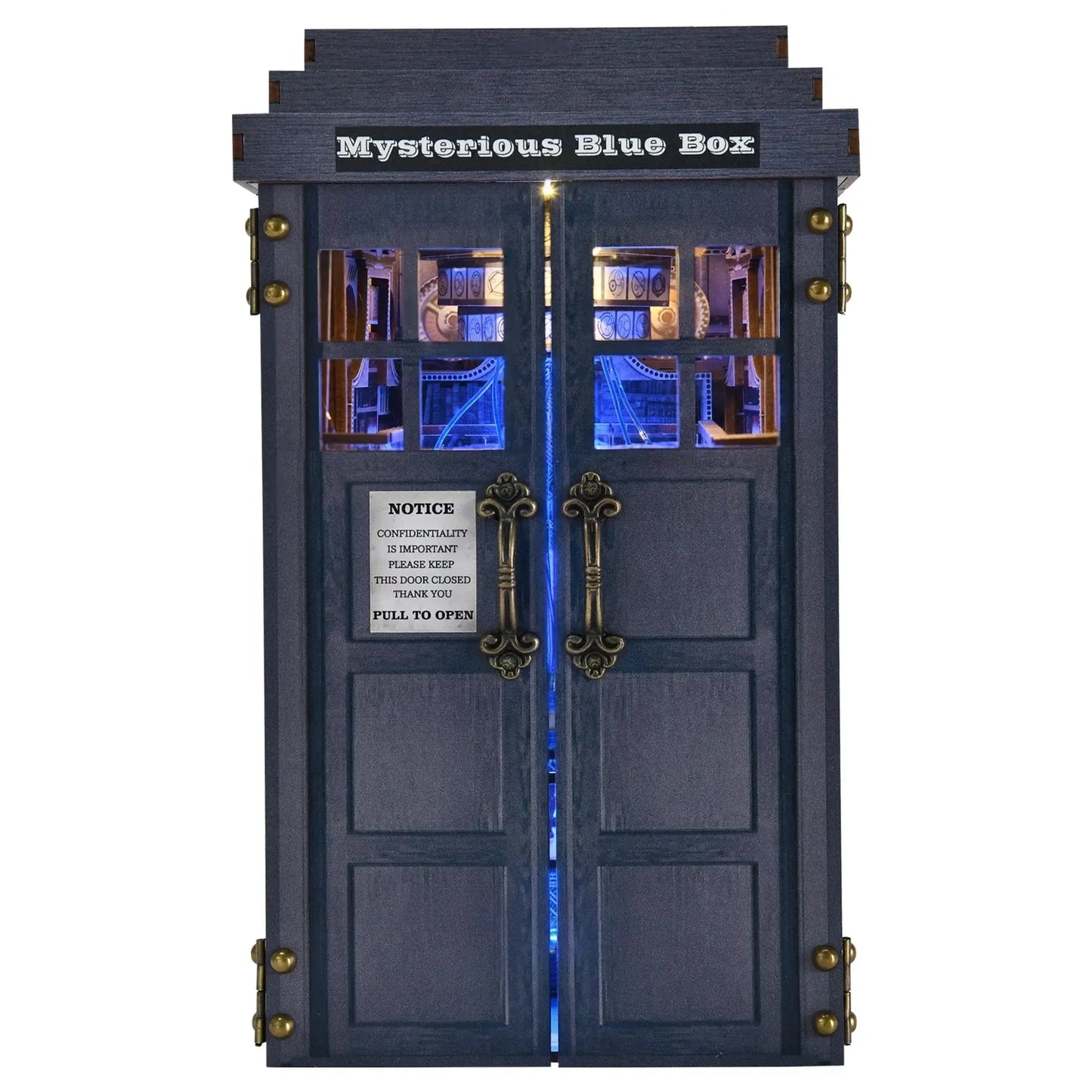 🚀 Book Nook DIY “Mysterious Blue Box” – TARDIS Diorama for Doctor Who Fans