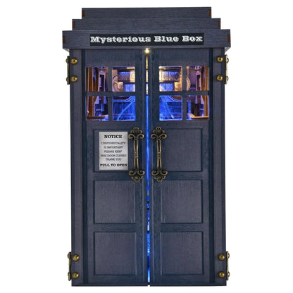 🚀 Book Nook DIY “Mysterious Blue Box” – TARDIS Diorama for Doctor Who Fans