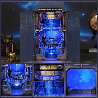🚀 Book Nook DIY “Mysterious Blue Box” – TARDIS Diorama for Doctor Who Fans
