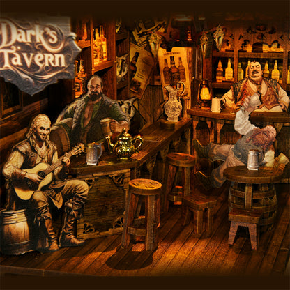 DIY Medieval Tavern Book Nook – A Secret Portal to Fantasy and Craftsmanship
