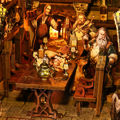 DIY Medieval Tavern Book Nook – A Secret Portal to Fantasy and Craftsmanship
