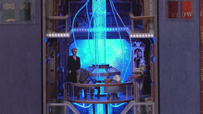 🚀 Book Nook DIY “Mysterious Blue Box” – TARDIS Diorama for Doctor Who Fans