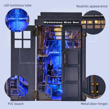 🚀 Book Nook DIY “Mysterious Blue Box” – TARDIS Diorama for Doctor Who Fans