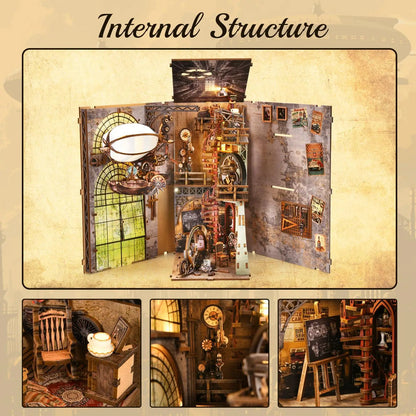 DIY Book Nook Kit - Uncle Peter's Warehouse | Miniverse Studio